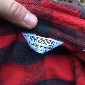 USA union made Buffalo plaid flannel